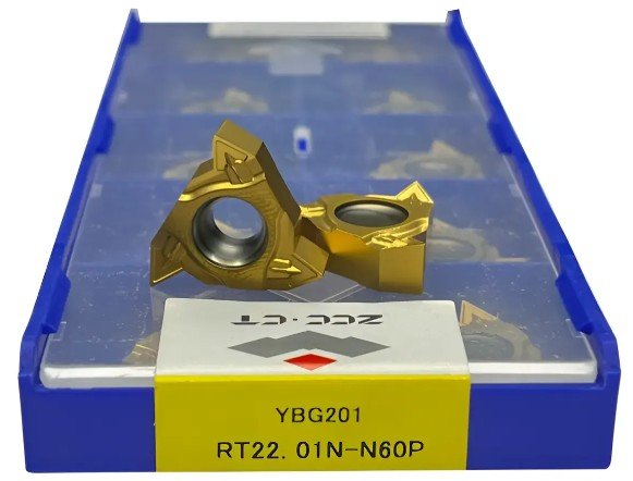 INSERTO DE METAL DURO ROSCA INT. RT22.01N G60P YBG201