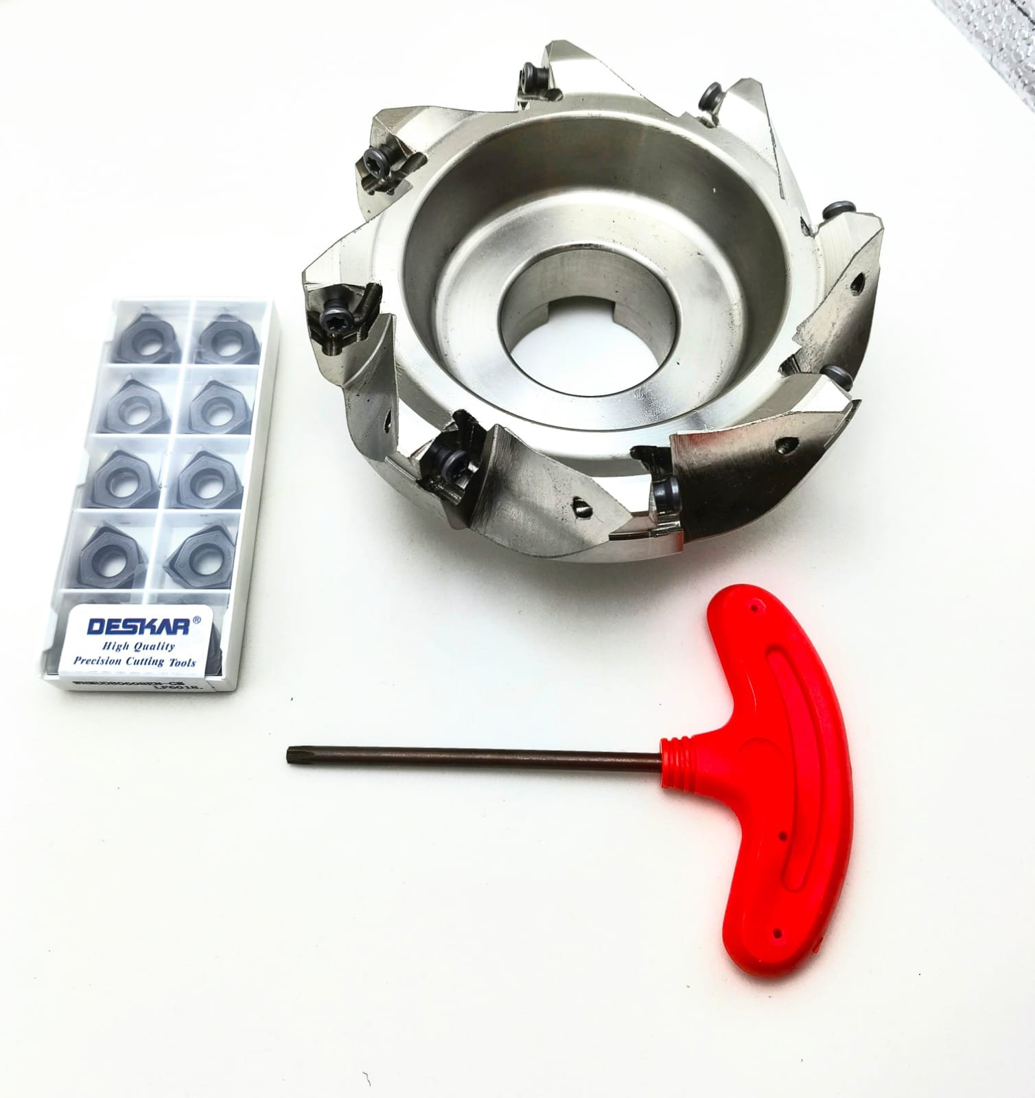 KIT SUPORTE FRESAMENTO MFWN90-125R-8T + INSERTOS WNMU080608EN-GM LF6018(Ø125MM)(WNMU0806)