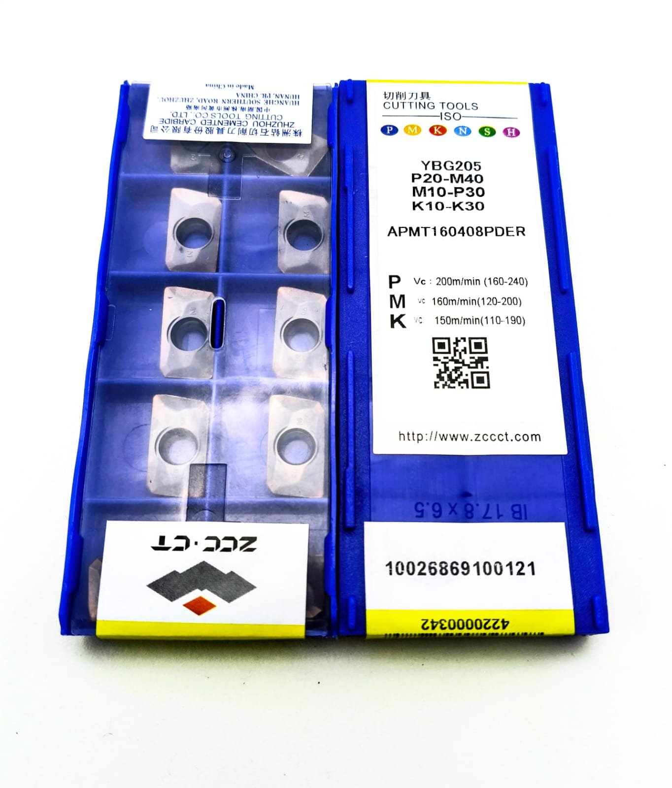 INSERTO FRESAMENTO APMT160408PDER YBG205