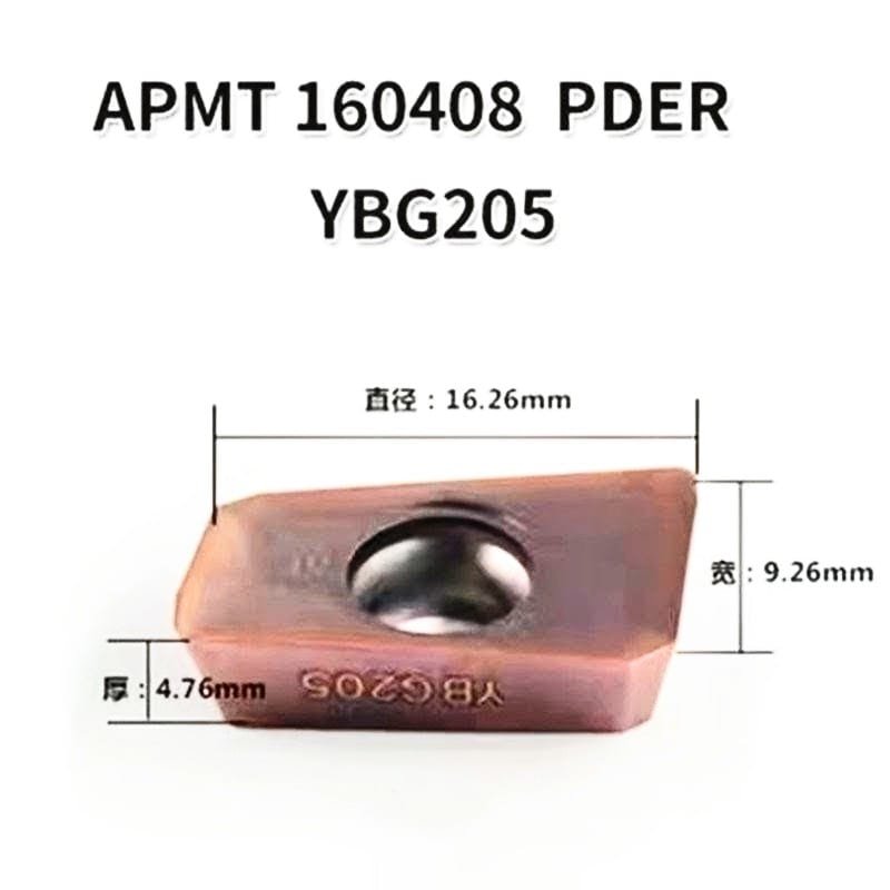 INSERTO FRESAMENTO APMT160408PDER YBG205 - Imagem 3