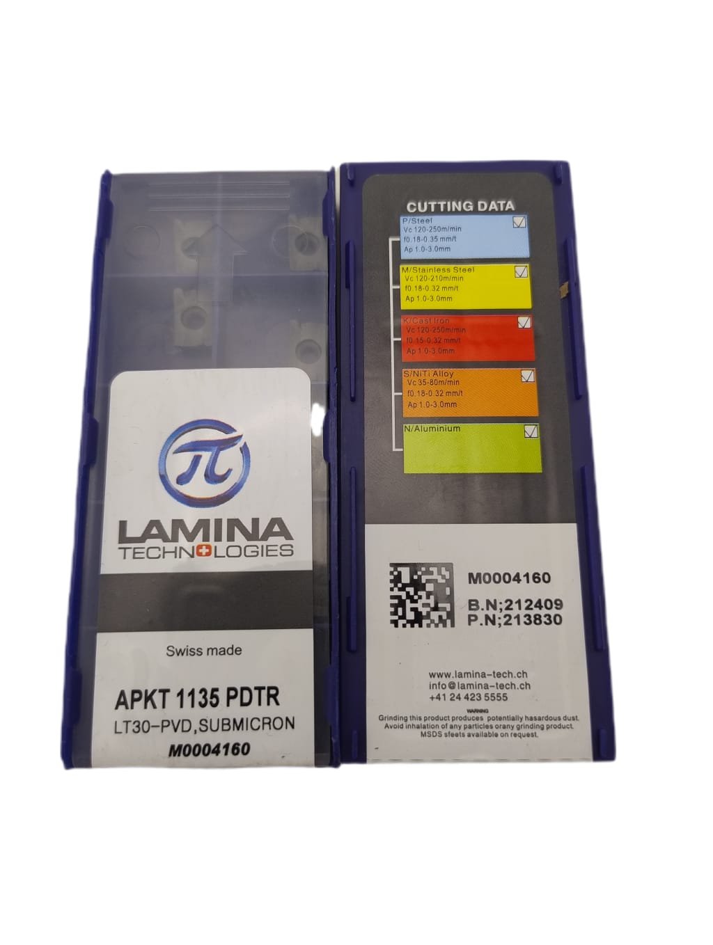 INSERTO FRESAMENTO APKT1135PDTR LT30