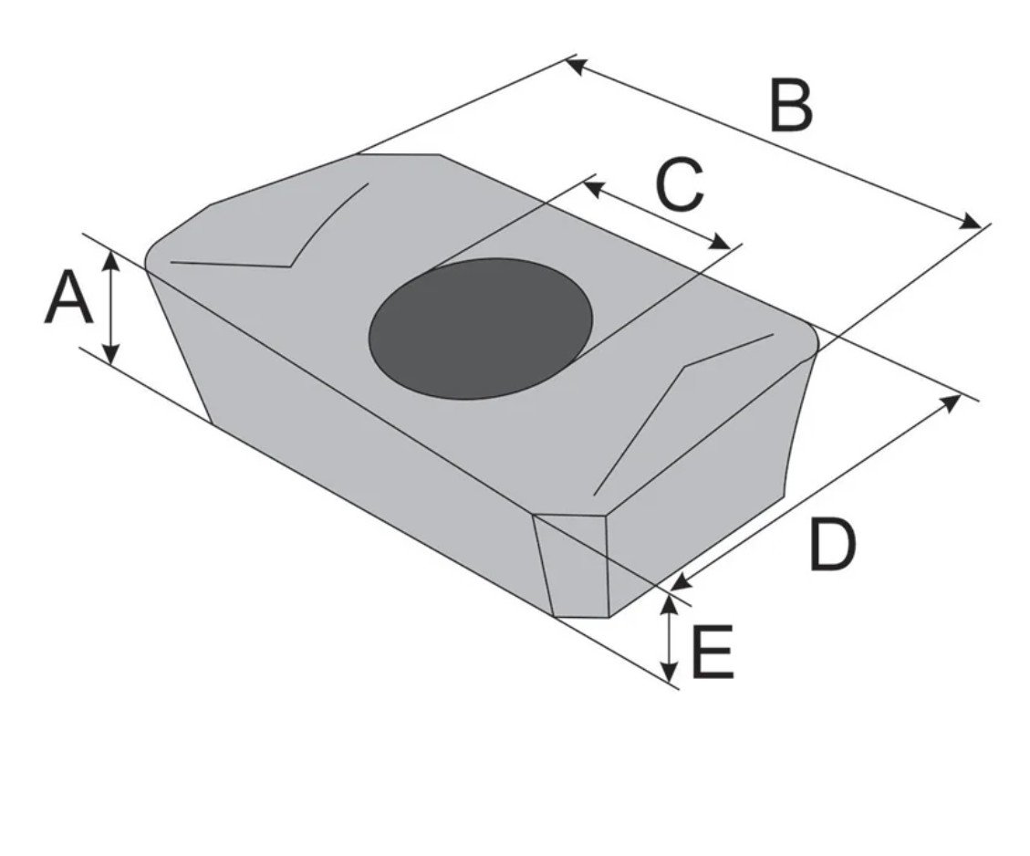 INSERTO FRESAMENTO APKT1135PDTR LT30 - Imagem 3
